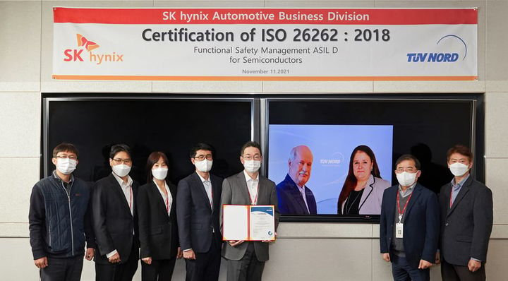 [서울=뉴시스]SK하이닉스, 자동차용 메모리 반도체 기능안전 국제표준 ISO 26262: 2018 FSM 인증. (사진=SK하이닉스 뉴스룸 제공) photo@newsis.com *재판매 및 DB 금지