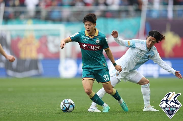 [서울=뉴시스]대전 배준호. 2023.04.16. (사진=한국프로축구연맹 제공) *재판매 및 DB 금지