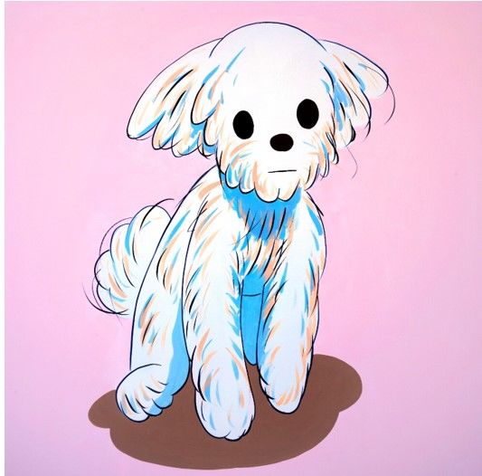 The Dog, 1,167 × 1,167 mm, Acrylic on Canvas, 2022 *재판매 및 DB 금지