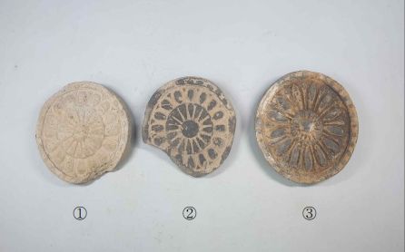 [대구=뉴시스] 일명사지에서 발견된 통일신라시대 수막새 *재판매 및 DB 금지