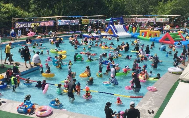 [괴산=뉴시스] 수옥정물놀이장. (사진=괴산군 제공) photo@newsis.com *재판매 및 DB 금지