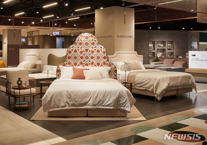 [서울=뉴시스] 신세계까사, 매트리스 전문 브랜드 '마테라소' 부산 팝업 오픈. (사진=신세계까사 제공) 2023.06.27. photo@newsis.com