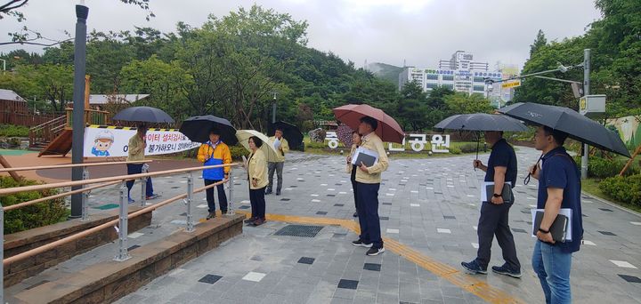 이정곤 부시장 "태풍·집중호우 시 신속하게 차수벽 설치" 