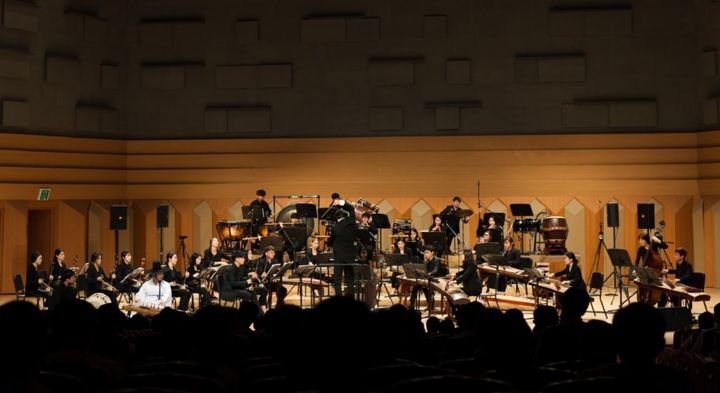 [증평=뉴시스] 오케스트라 상상 공연. (사진=증평군 제공) photo@newsis.com *재판매 및 DB 금지