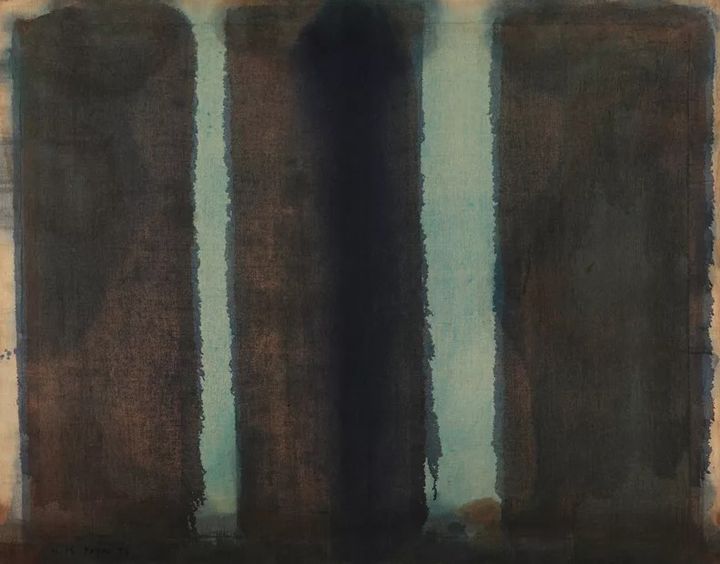 Yun-Hyong-Keun.-Umber-Blue-1974, 800x626cm *재판매 및 DB 금지