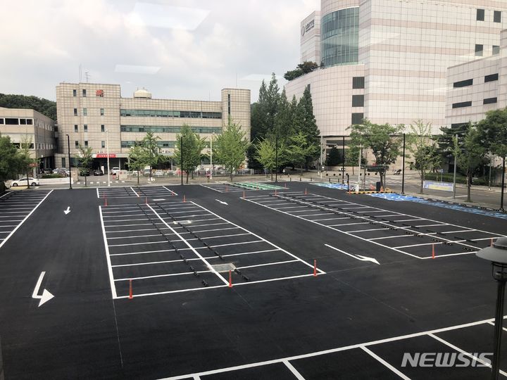경기 고양시 일산동구 장항동 772번지 (구)여성복지회관 건립부지 임시주차장.(사진=고양도시관리공사 제공)