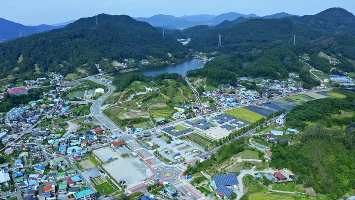 충북 옥천군 구읍 전경 *재판매 및 DB 금지