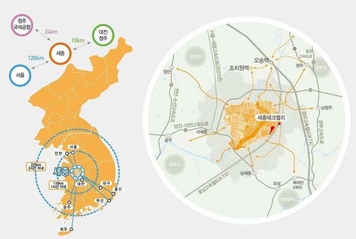 [세종=뉴시스] 세종시 행정중심복합도시 4-2생활권, 도시첨단산업단지 세종테크벨리 *재판매 및 DB 금지