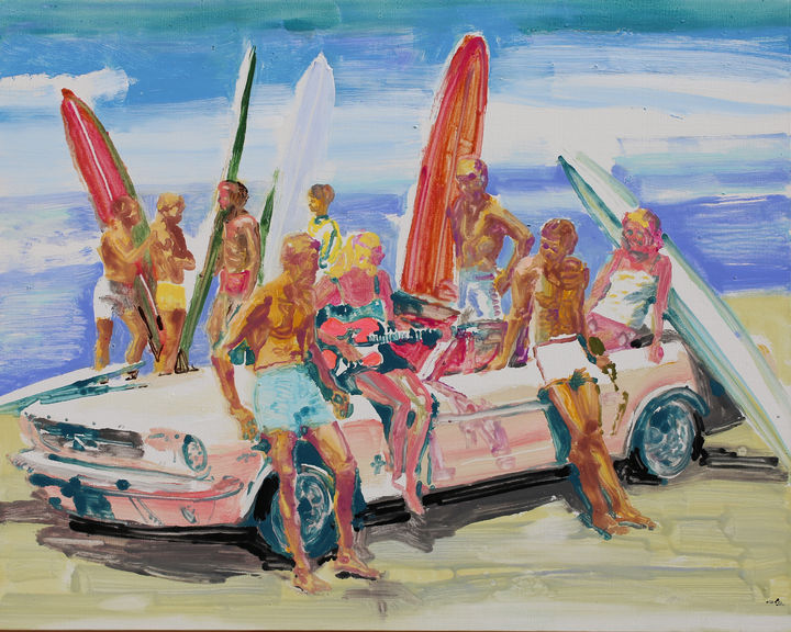 권여현, 낯선숲의 일탈자들 Deviators in Heteroclite Forest, 2021-4O1A0294, Oil on canvas, 73x91cm *재판매 및 DB 금지