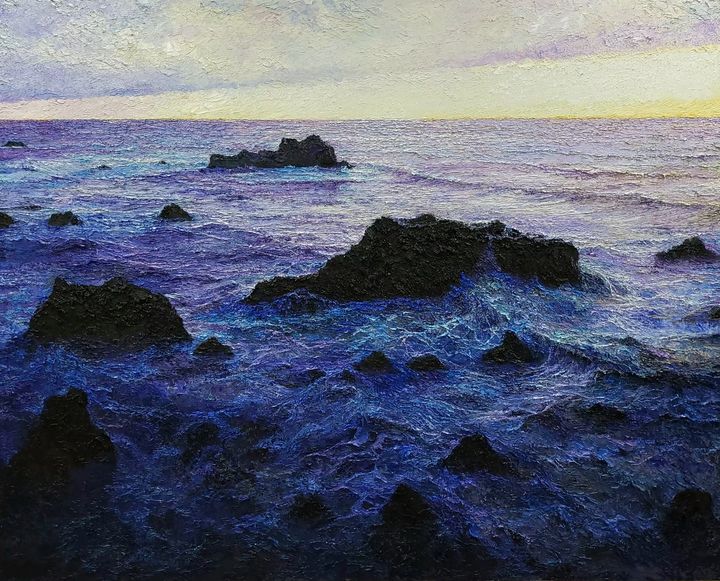 김남표, Instant Landscape-Aewol sea #8, 2023, Oil on canvas, 130.3x162.2cm *재판매 및 DB 금지