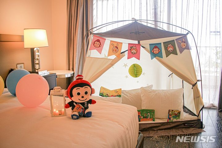 [서울=뉴시스] 제스티 캠핑룸. (사진=참좋은여행 제공)