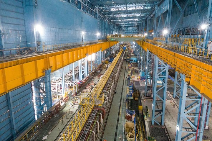 [광양=포스코] 전남 포스코 광양제철소 내 전기강판공장 건설현장. 오는 2025년 완공을 앞두고 있다. (사진=포스코 제공) 2023.06.30. photo@newsis.com *재판매 및 DB 금지