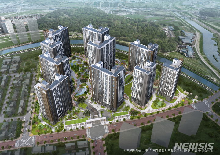 김해 ‘더샵 신문그리니티’ 조감도