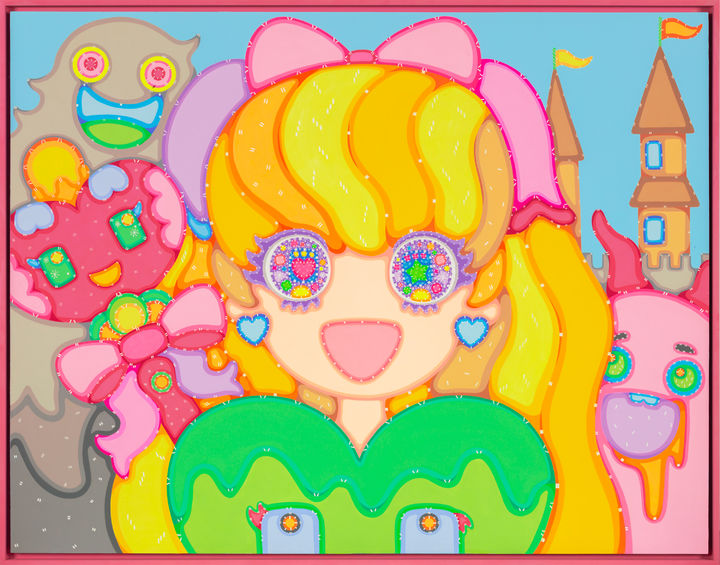 이사라, Wonderland, 2022, Acrylic on canvas, 95x121cm *재판매 및 DB 금지