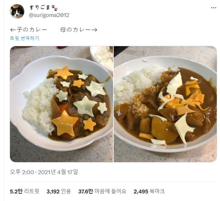 (사진=트위터 이용자 '@surigoma2012'의 트윗 캡처본) *재판매 및 DB 금지