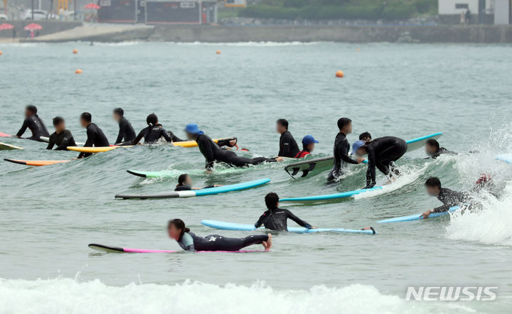 [부산=뉴시스] 부산 해운대구 송정해수욕장. (사진=뉴시스 DB). photo@newsis.com 