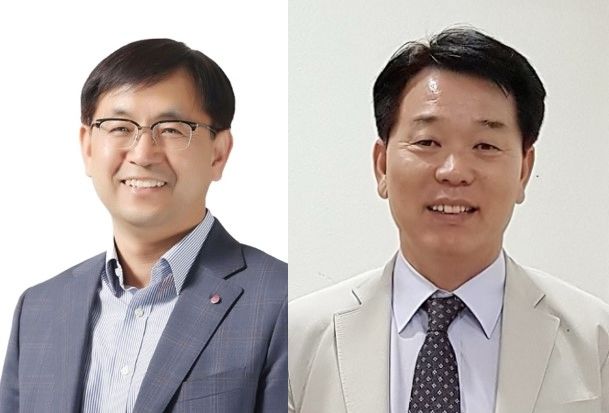 [서울=뉴시스] 과학기술정보통신부와 한국산업기술진흥협회는 대한민국 엔지니어상 2023년 7월 수상자로 백만인 LG전자 책임연구원(왼쪽)과 이태길 삼성텍 연구소장을 선정했다고 10일 밝혔다. (사진=과학기술정보통신부 제공) *재판매 및 DB 금지