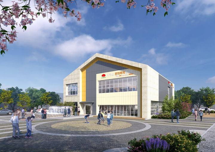 김제도시재생뉴딜중간거점시설 문화광장 투시도 (사진=김제시 제공) *재판매 및 DB 금지