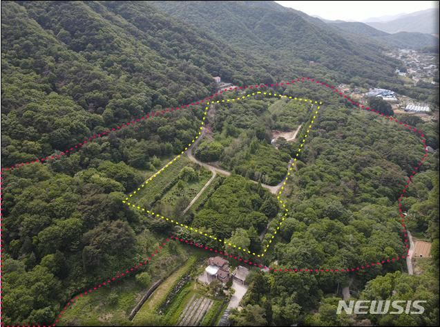 김해 공유림 숲속캠핑장 부지