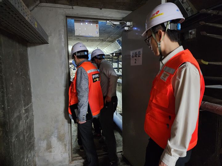 경북소방 광역화재안전조사단, 지하구 5곳 현장조사 *재판매 및 DB 금지