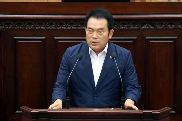 5분 발언하는 변종오 충북도의원. (사진=충북도의회 제공) *재판매 및 DB 금지