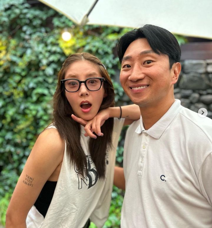 [서울=뉴시스] 손담비, 이규혁. 2023.07.12 (사진=인스타그램 캡처) photo@newsis.com *재판매 및 DB 금지