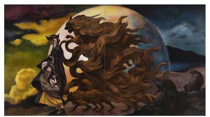 깊은 꿈에 빠지다(Dream Deep)_Oil on canvas_360x200cm_2023 *재판매 및 DB 금지