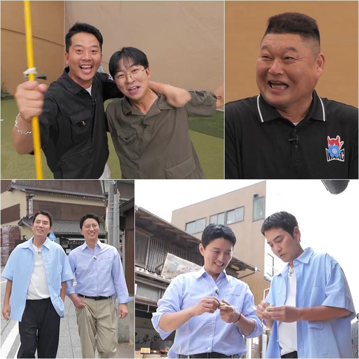 [서울=뉴시스] '짠내골프' 김준호, 홍인규, 강호동, 이수근, 주상욱, 인교진 2023.07.14 (사진= tvN STORY 제공) photo@newsis.com *재판매 및 DB 금지 *재판매 및 DB 금지