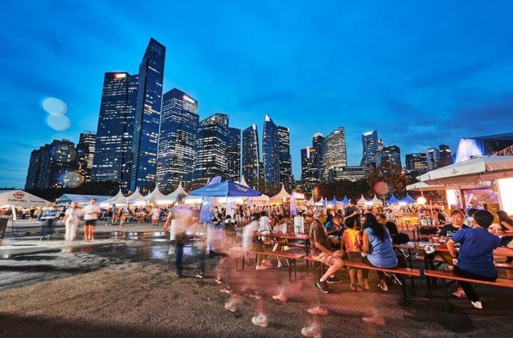 싱가포르 푸드 페스티벌이 열리는 페스티벌 빌리지. (사진=싱가포르관광청 제공) photo@newsis.com *재판매 및 DB 금지