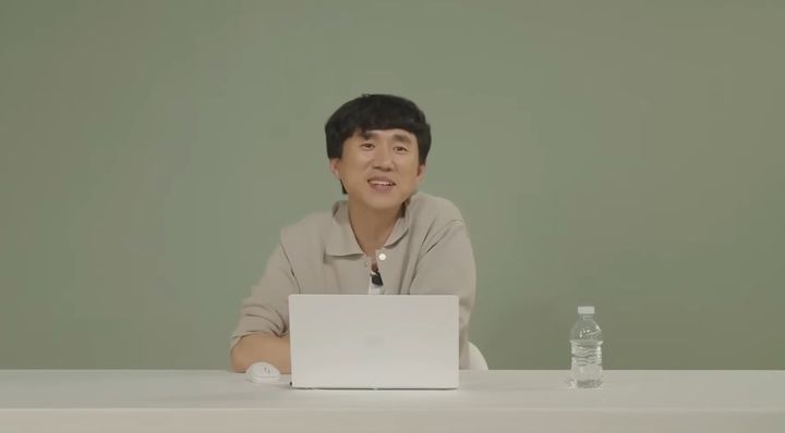 지난 7월 금강선 로스트아크 디렉터가 라이브 방송을 진행하고 있는 모습(사진=유튜브 캡쳐) *재판매 및 DB 금지