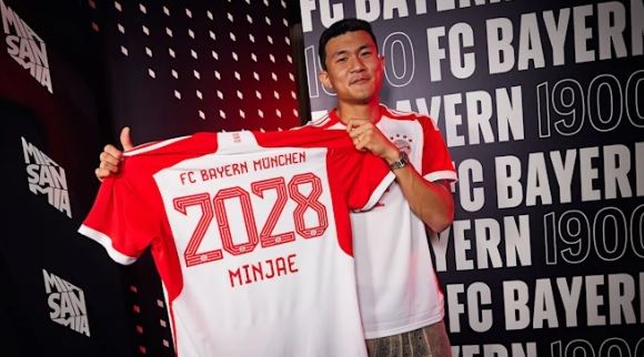 김민재가 바이에른 뮌헨에 공식 입단했다. (사진=뮌헨 홈페이지 캡처) *재판매 및 DB 금지