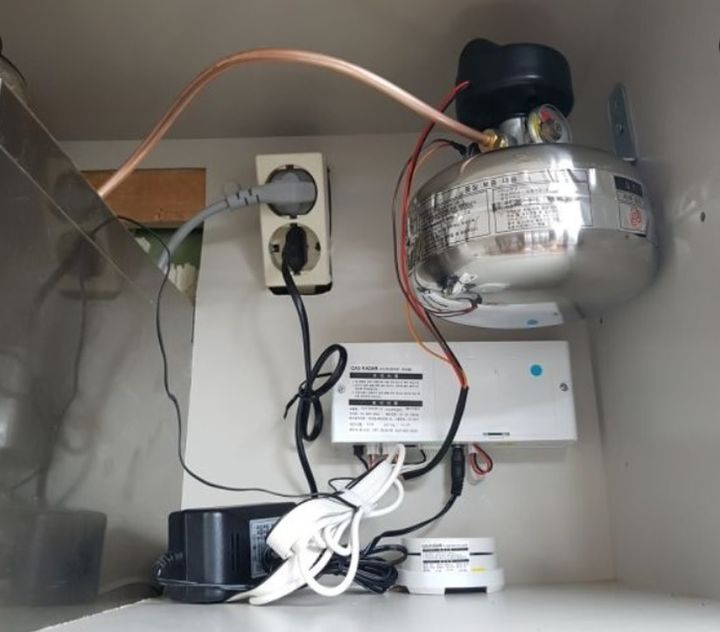 [광주=뉴시스] 자동소화장치. (사진 = 광주시소방안전본부 제공) *재판매 및 DB 금지