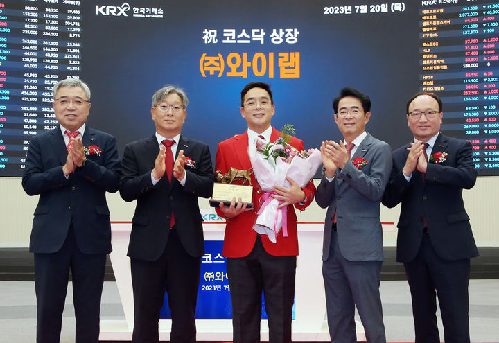 와이랩, 코스닥 상장 첫날 급등[핫스탁](종합)