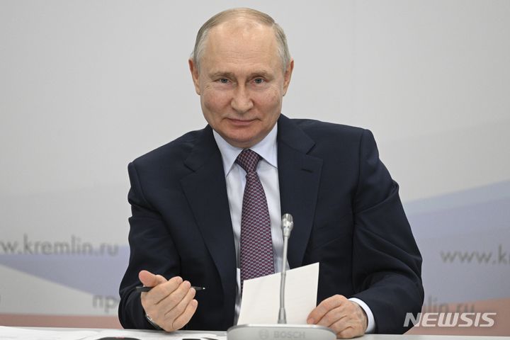 [세베로모르스크(러시아)=AP/뉴시스] 블라디미르 푸틴 러시아 대통령. 2023.07.24.