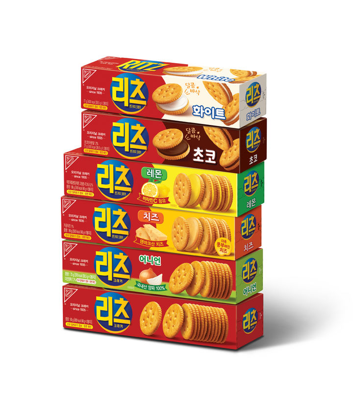 리츠 크래커 6종. (사진=동서식품 제공)