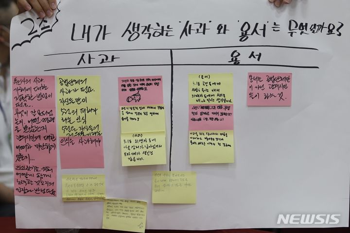 [광주=뉴시스] 김혜인 기자 = 5·18시민 대토론회. (사진= 5·18기념재단 제공) photo@newsis.com