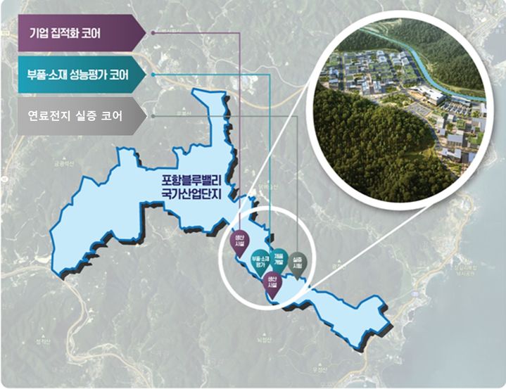 [포항=뉴시스] 강진구 기자 = 사진은 포항시 수소 연료전지 발전 클러스터 위치도.(사진=포항시 제공) 2023.07.23.photo@newsis.com *재판매 및 DB 금지