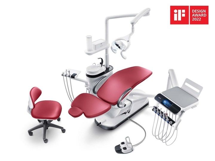 [서울=뉴시스] 오스템임플란트는 지난해 4월 열린  독일 'iF 디자인 어워드 2022'에서 치과 유니트체어 'K5'로 본상을 수상했다. (사진=오스템임플란트 제공) 2023.07.25. photo@newsis.com *재판매 및 DB 금지