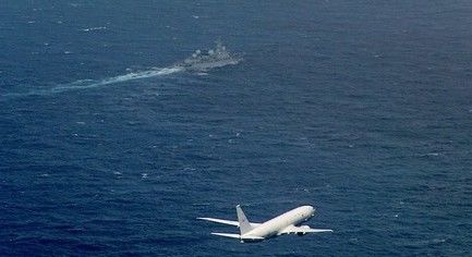 중국 해군 둥댜오급 정보수집함(사진출처: 호주 국방부 홈페이지 캡처) 2023.07.24