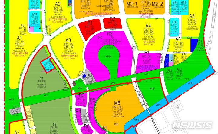 [인천=뉴시스] 인천 송도국제도시 8공구 R2블록 