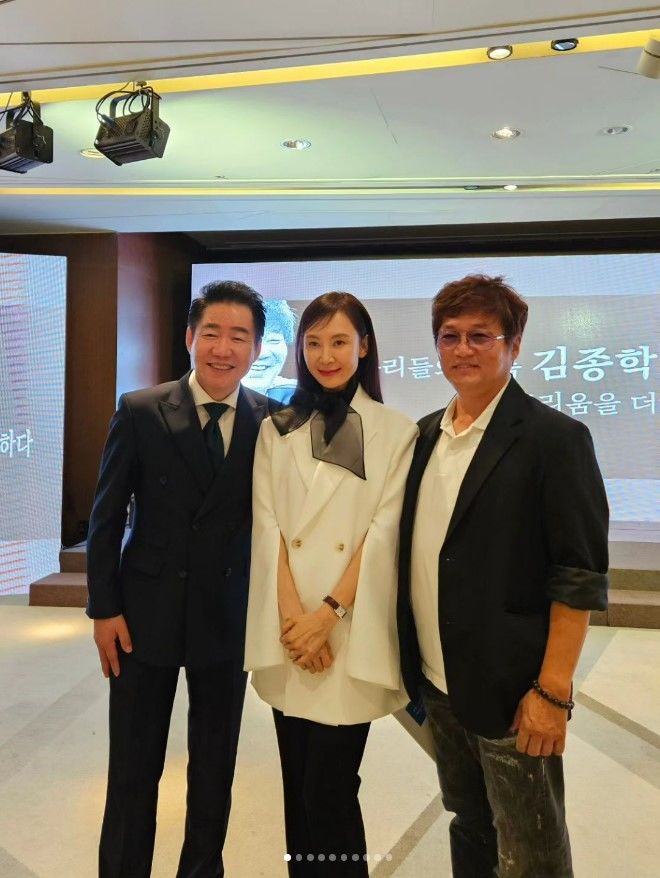 [서울=뉴시스] 박상원, 채시라, 최재성. 2023.07.25.(사진 = 개인계정 캡처) photo@newsis.com*재판매 및 DB 금지