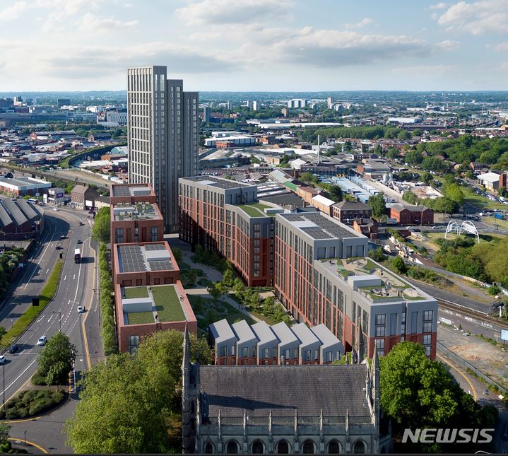 [서울=뉴시스] 캠프힐(Camp Hill) 사업 조감도. (제공 = GS건설)