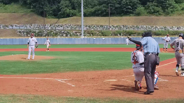 경희대 에이스 '백동운'투수가 영동대를 상대로 삼진을 잡는 모습. *재판매 및 DB 금지 *재판매 및 DB 금지