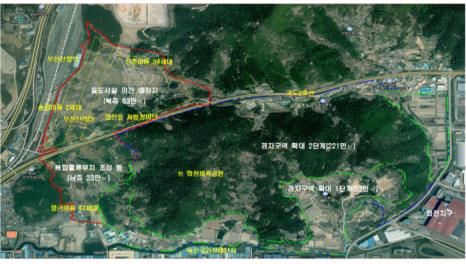 [부산=뉴시스] 부산시가 새롭게 추진 중인 화전 2지구 모습. 옛 화전체육공원 부지 일대다. (사진=부산시 제공) *재판매 및 DB 금지