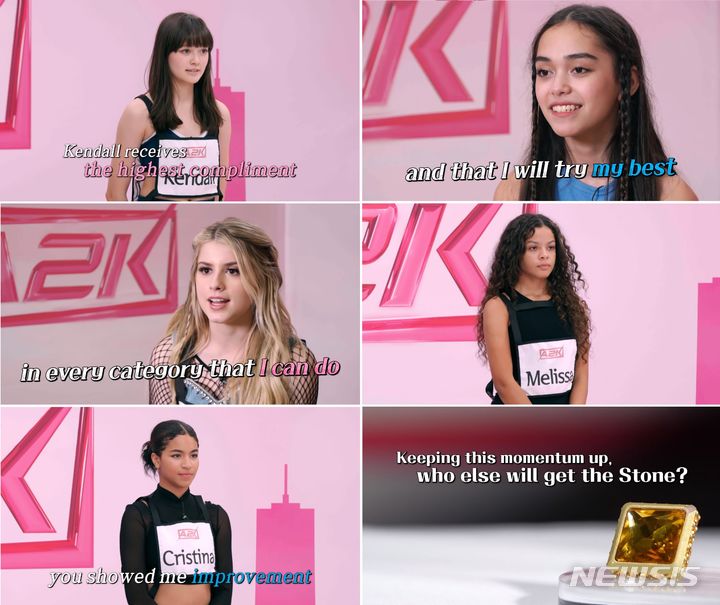 [서울=뉴시스] JYP엔터테인먼트의 '에이투케이(A2K)' 5화 (사진= JYP엔터테인먼트 공식 유튜브 채널 제공) 2023.07.28. photo@newsis.com