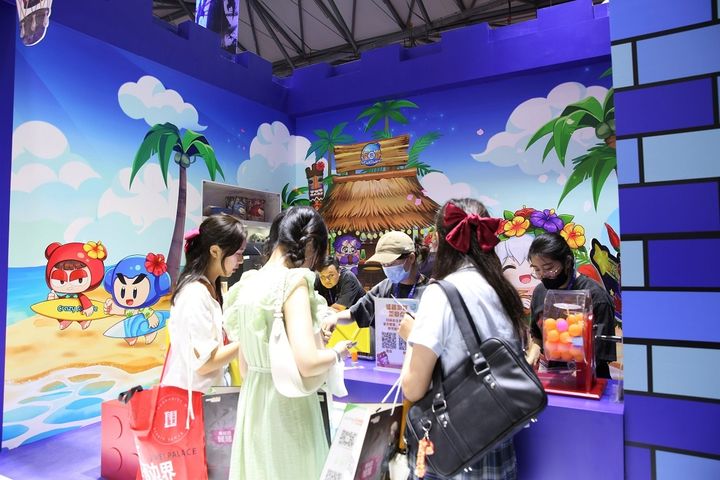 지난 28일부터 중국 상해에서 개최된 차이나조이 2023에 셩취게임즈가 마련한_크레이지 아케이드 부스(사진=넥슨) *재판매 및 DB 금지