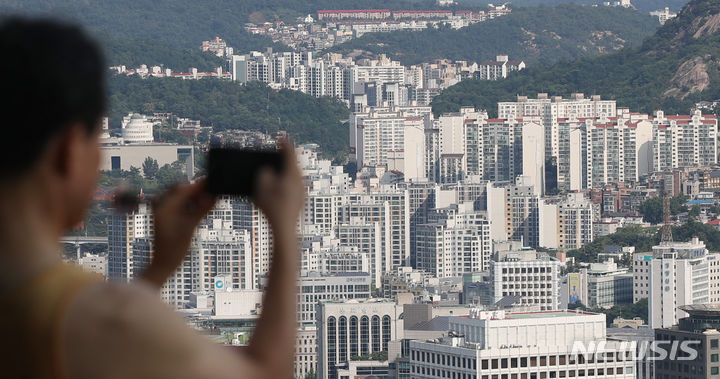 서울시내 아파트 단지 모습. 뉴시스 자료사진.