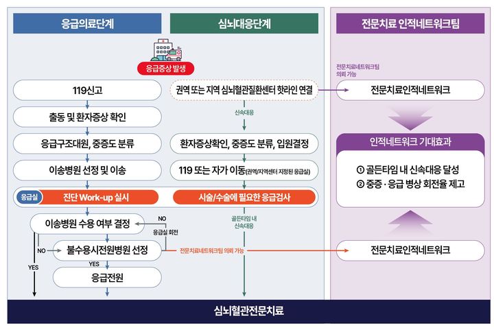 [서울=뉴시스] 보건복지부가 내년 1월부터 시행하는 심뇌혈관질환 인적 네트워크 시범사업 도식도. (자료=복지부 제공) 2023.07.31. photo@newsis.com *재판매 및 DB 금지