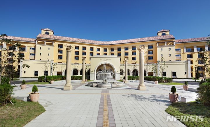 [서울=뉴시스] 한화리조트 설악 쏘라노 전경. (사진=한화호텔앤드리조트 제공)