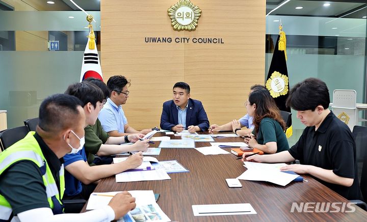 한채훈 의원 간담회 현장.